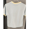 GCDS 女士字母徽标印花棉质圆领短袖T恤 白色 A1CM2314JA370 商品缩略图1