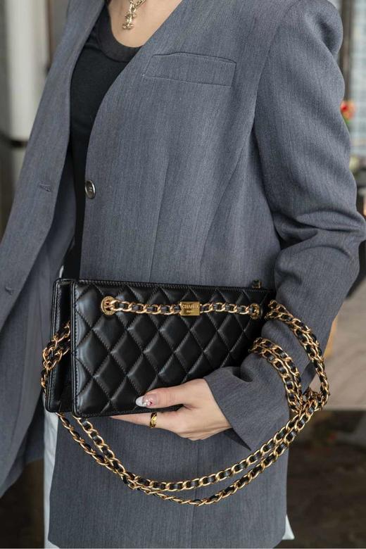 香奈儿24k走秀款复古晚宴包黑色（HH）） 商品图10