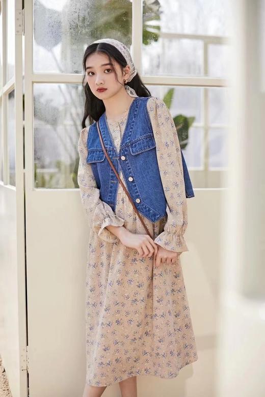 L.Fleuri 马甲碎花连衣裙套装 15911 商品图3