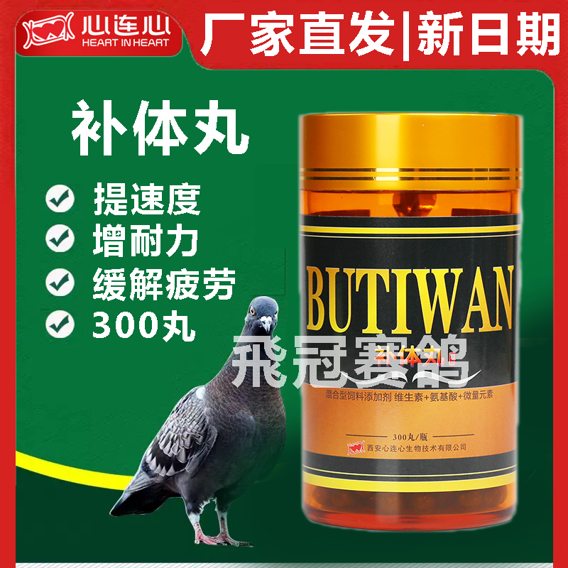 【补体丸】 赛鸽体力 活力 动力 胜利的保证！（心连心）