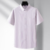 【DM】大依优型大码条纹棉短袖衬衫夏装半袖衬衣男加肥大码肥佬休闲特大号300斤 商品缩略图1