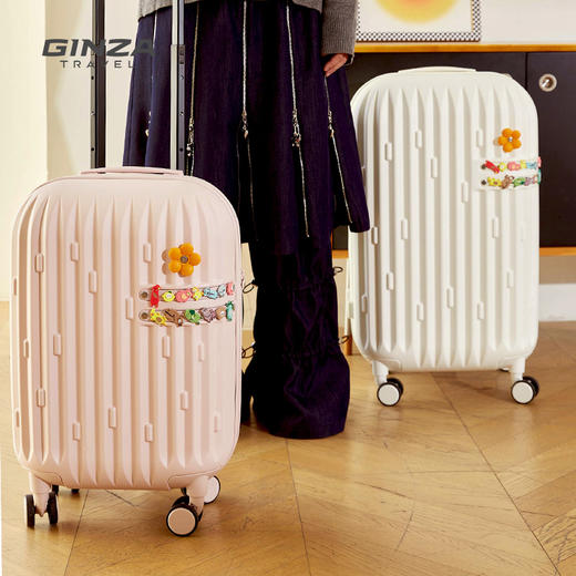 银座新款ins风可爱少女系仙人掌系列拉链箱6857L 商品图1