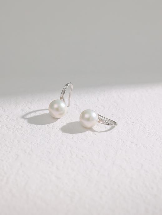 IIPO宜珠宜宝淡水珍珠极简高跟鞋款925纯银7-8mm-金色(礼盒装) 商品图1