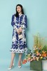 ELLA JADE 国风青花瓷收腰鱼尾连衣裙 15785 商品缩略图3