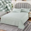 【唯众良品&纺棉人  】 山东纯棉老粗布经典小细格子床单 商品缩略图0