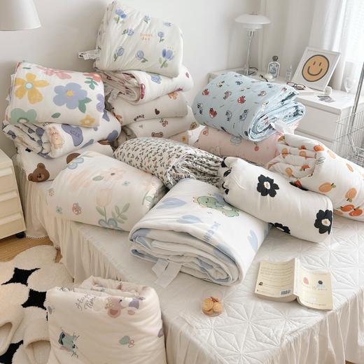 【新款a类卡通针织棉被】大豆被子被芯夏被 儿童空调被夏凉被 可机洗薄被 商品图0