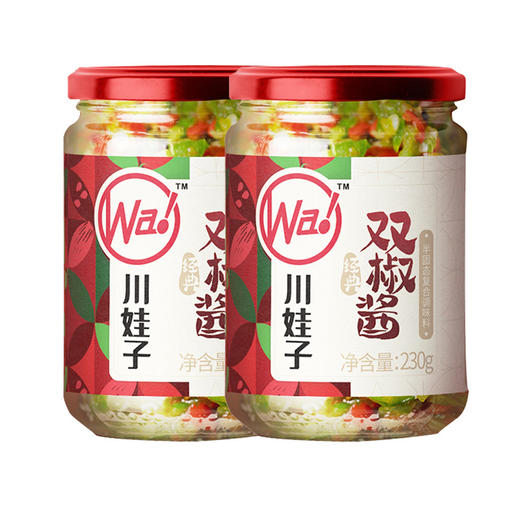 川娃子双椒酱230g川味瓶装下饭辣椒酱农家剁椒酱下饭菜拌面 商品图4