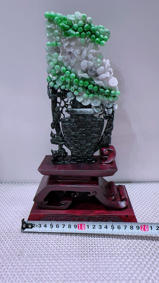 620876翡翠摆件【平安富贵】 商品图2