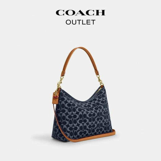 COAC*/蔻C女士经典标志丹宁布LAUREL流浪包 商品图0