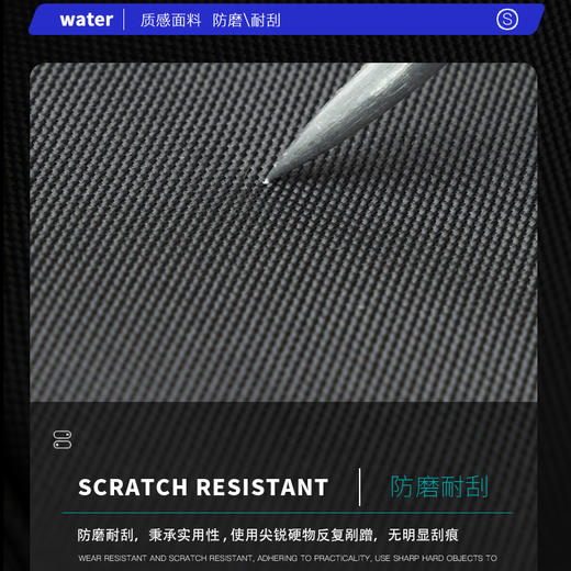 男士商务旅行运动双肩包  上班通勤电脑包户外出差背包大容量书包防水耐脏易打理防磨耐刮简约百搭 商品图6