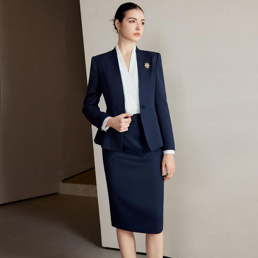 IWY/高级感职业西装套装女售楼部接待经理工作服CS2223+B502 商品图2