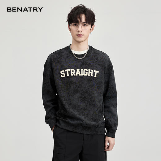 贝纳川春季圆领字母卫衣ECF124105 商品图7