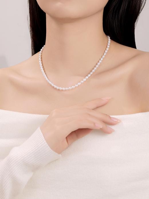 IIPO宜珠宜宝淡水米粒珠极简项链(礼盒装) 商品图3