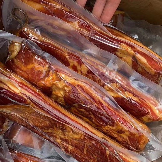 四川特产老腊肉烟熏后腿五花腊肉展会地摊农家土特产腊味四川特产 农村特产老家的味道 商品图1