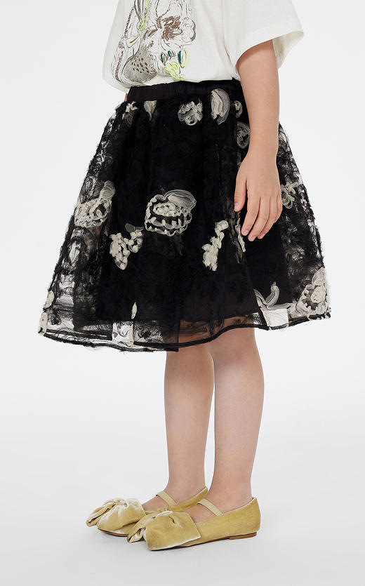 jnby   25年春款   短款腰裙   1P2D11250 商品图4