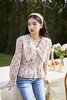 L.Fleuri 蕾丝翻领碎花上衣 15556 商品缩略图3