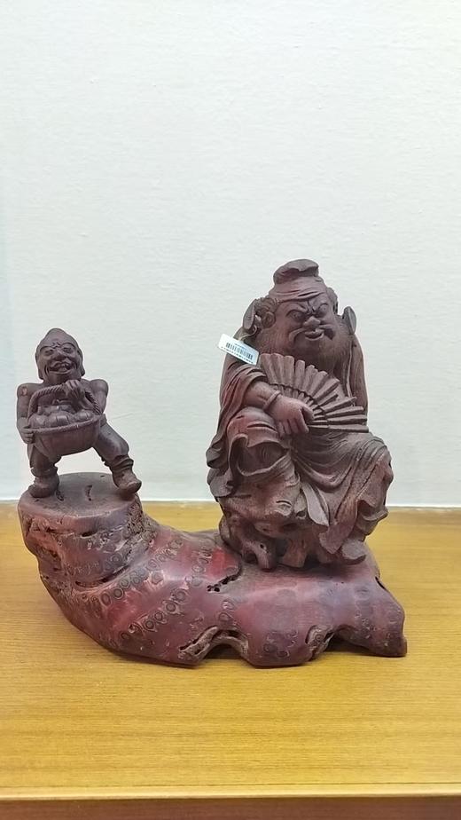 摇扇钟馗摆件/竹25*12*23cm 商品图0