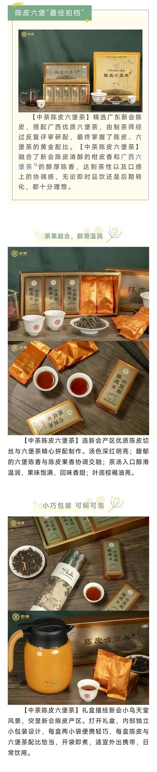 中茶 2024年陈皮六堡茶50g 商品图3