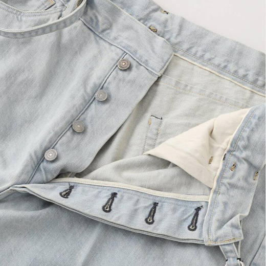 blurhms 12.9oz Denim Narrow Belted 女装成衣染色锥形牛仔裤 商品图2