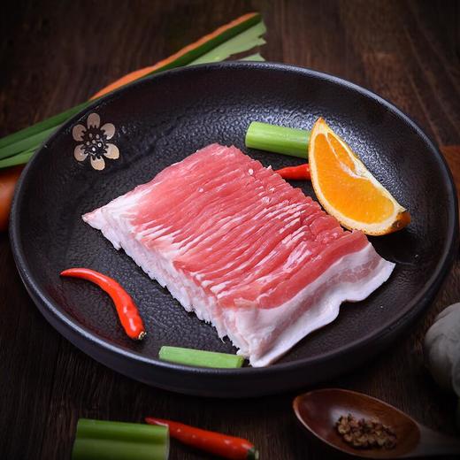 看得见的放心黑猪带皮五花肉片200g 商品图0