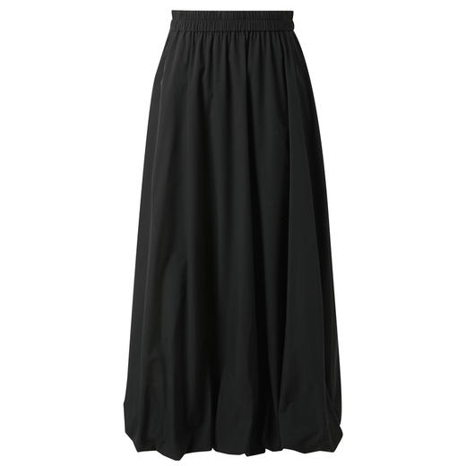 三彩2025春季新款花苞半身裙松紧腰A字裙显瘦长裙简约M 商品图4