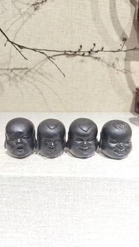 喜怒哀乐摆件/小叶紫檀