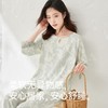 3部顶瓜瓜棉繁花剪影套头圆领女七分袖套装ARW21982 商品缩略图3