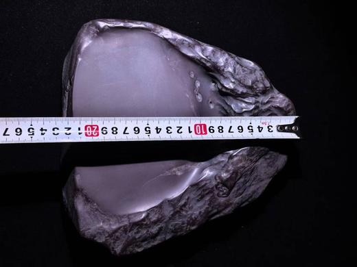 伦少国「蜿蜒」端砚·坑仔岩 纯手工原石雕刻砚台 商品图6