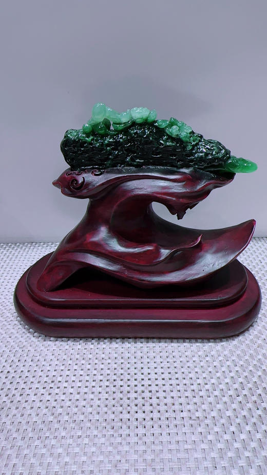 620875翡翠摆件【勃勃生机】 商品图4