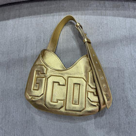 GCDS 女士字母徽标手提包 金色 A2CW5004A0002
