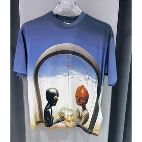 GCDS 女士外星人徽标印花棉质圆领短袖T恤 混色 A2CW2302JE809