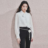 优雅气质系带蝴蝶结衬衫修身上衣女(货号:MF85TP753A1001) 商品缩略图1