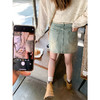 <曾小咸推荐>韩版复古高腰牛仔短裙 商品缩略图1