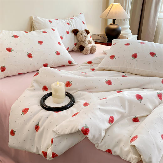 优选丨【品牌直发】加倍生活  有氧双层纱四件套 针织面料 A类标准 柔软亲肤  小清新系列 25年春夏新款 商品图9