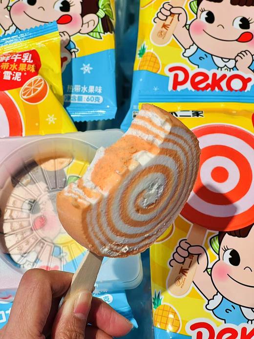 不二家-棒棒糖鲜牛乳热带水果雪泥60g 商品图2