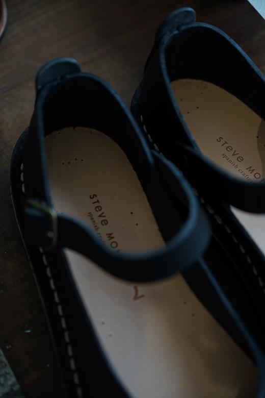 STEVE MONO 植物鞣制手工皮鞋(黑色) 商品图6