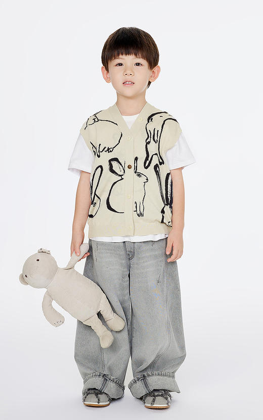 jnby   25年春款   针织马甲   1P3312820 商品图0