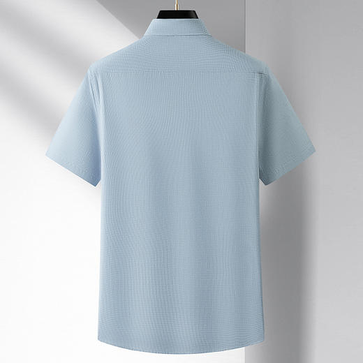 【棉亚麻】大依优型大码短袖衬衫棉麻半袖衬衣男士特大码休闲打底衫夏季肥佬宽松亚麻上衣 商品图2