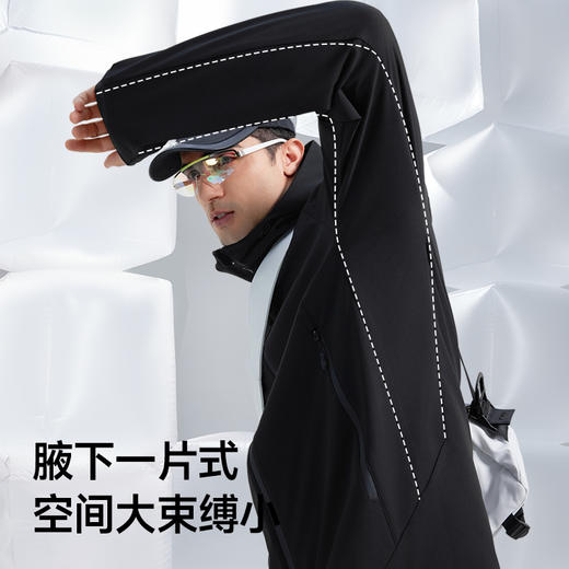 素湃2025年新款户外出行防刮抗造软壳衣5496 商品图2