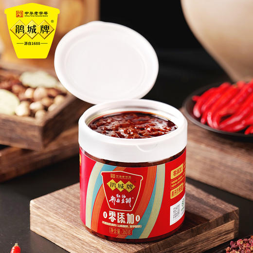 鹃城牌零添加红油郫县豆瓣酱360PET瓶正宗四川家用川菜专用调味料老家特产童年味道 商品图1