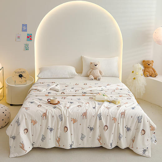 【新款a类卡通针织棉被】大豆被子被芯夏被 儿童空调被夏凉被 可机洗薄被 商品图14