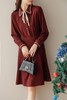 amadella 复古娃娃领蝴蝶结翻领连衣裙 17673 商品缩略图2