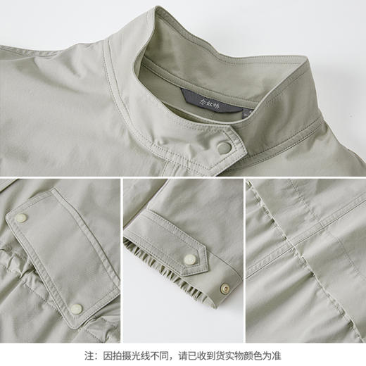 【商场同款】CNG5374 “轻便风衣”  卡其绿 一手长风衣 商品图6