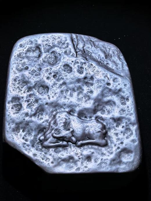 伦少国「宁静」端砚·斧柯东（沙浦石） 纯手工原石雕刻砚台 商品图1