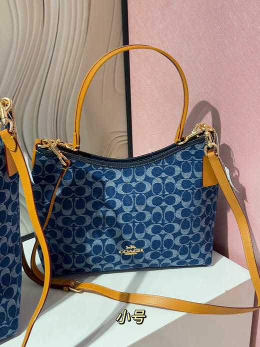 COAC*/蔻C女士经典标志丹宁布LAUREL流浪包 商品图8