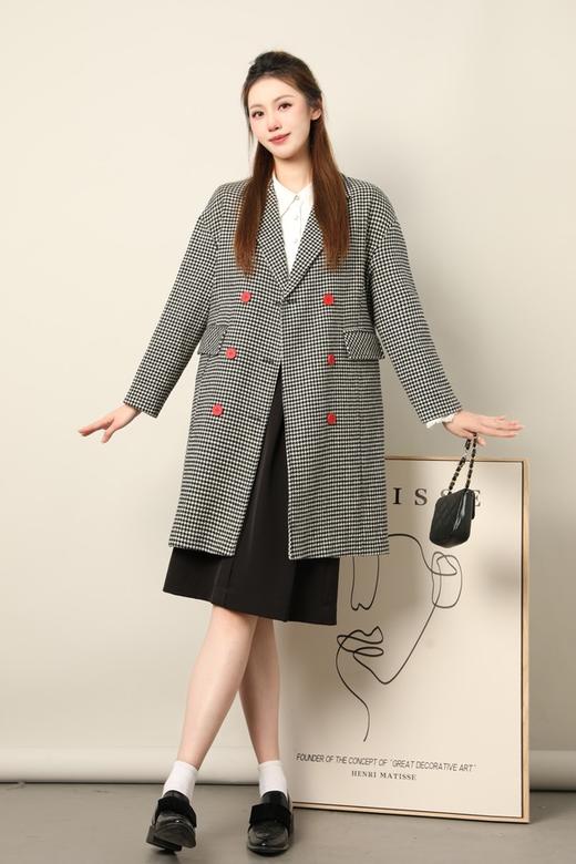 ELLA JADE 经典时髦千鸟格纹西装外套 15298 商品图1