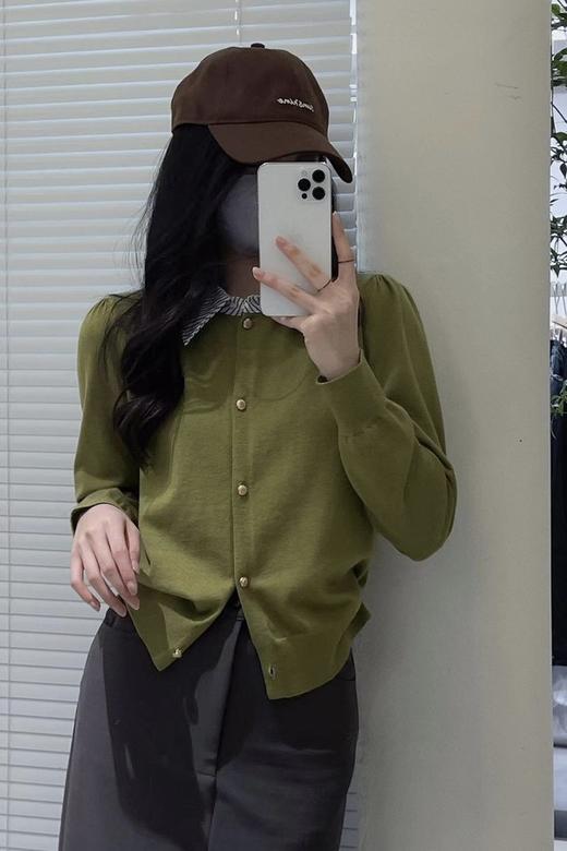 LNNNS 条纹拼接针织假两件上衣 17672 商品图0