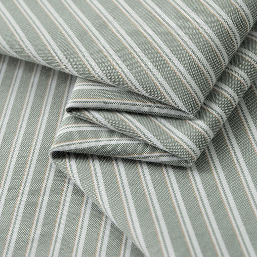 【DM】大依优型大码竖条纹短袖衬衫加肥加大棉质半袖衬衣男夏季薄款胖子休闲宽松上衣 商品图3