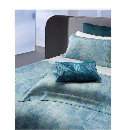 whinny/惠谊  新中式简约现代全棉长绒棉数码印花四件套 湖颂丹青 商品图1