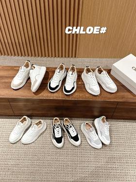 蔻依新款Nama休闲运动鞋百搭小白鞋跟高5cm（HC）